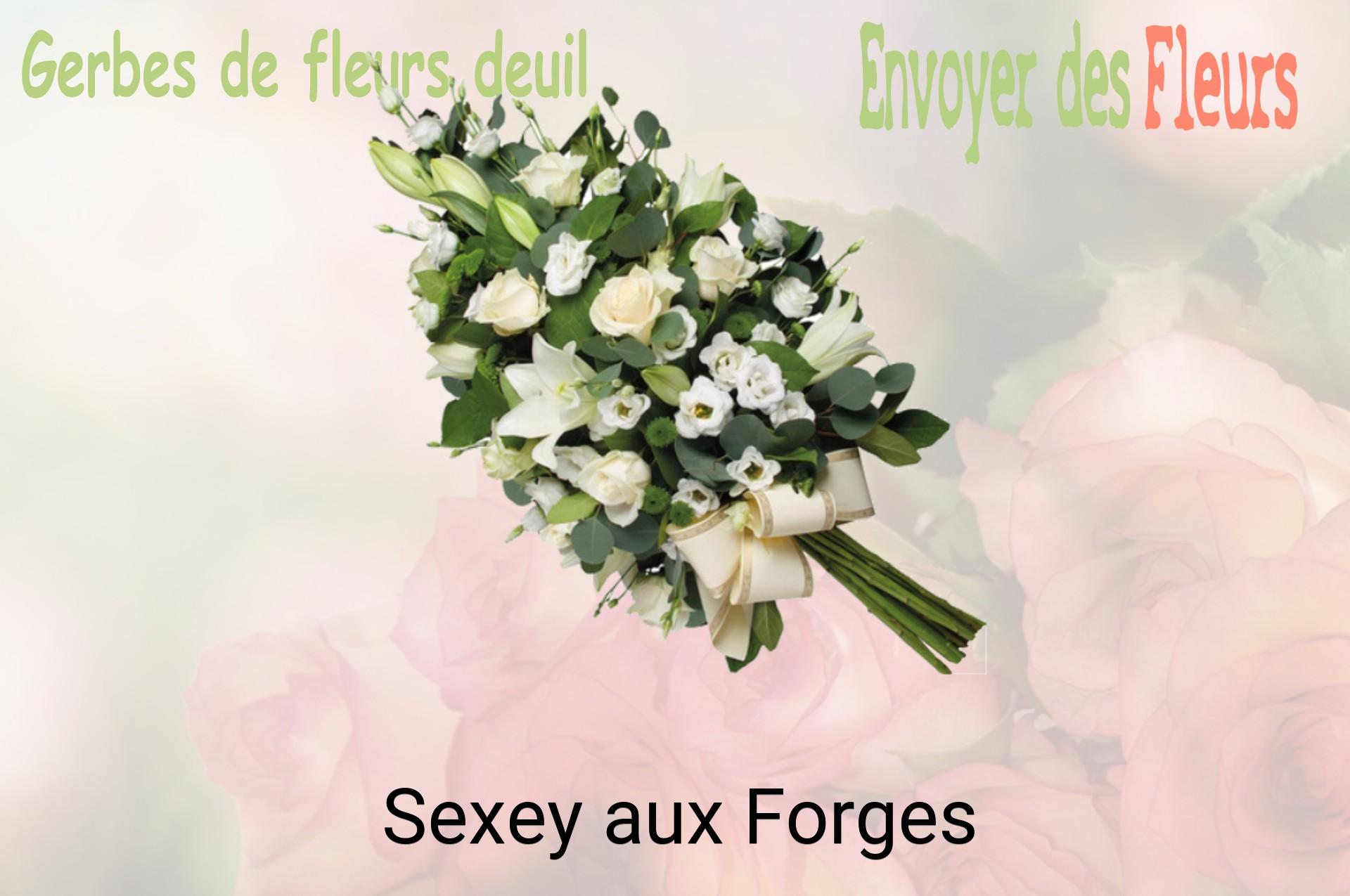 Gerbe de fleurs de deuil livrée à Sexey-aux-Forges